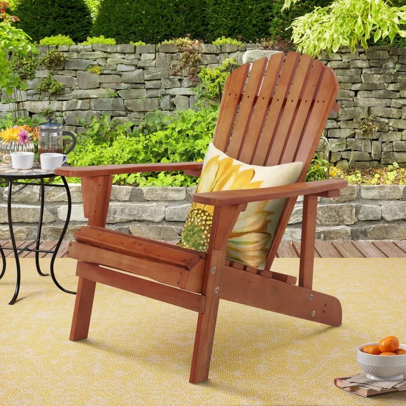 Vanessa Solid Wood Adirondack Chair | Wayfair North America