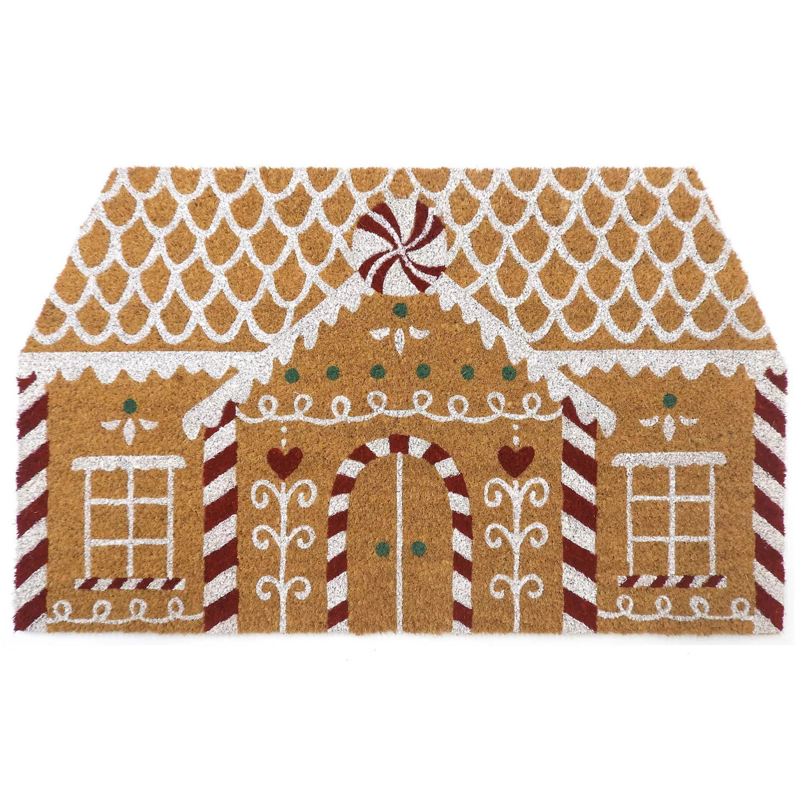 St. Nicholas Square® Gingerbread House Coir Doormat, Sugar Swizzle | Kohl's