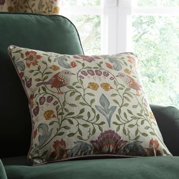Ruskin Cotton Natural Cushion | Dunelm (migrated)