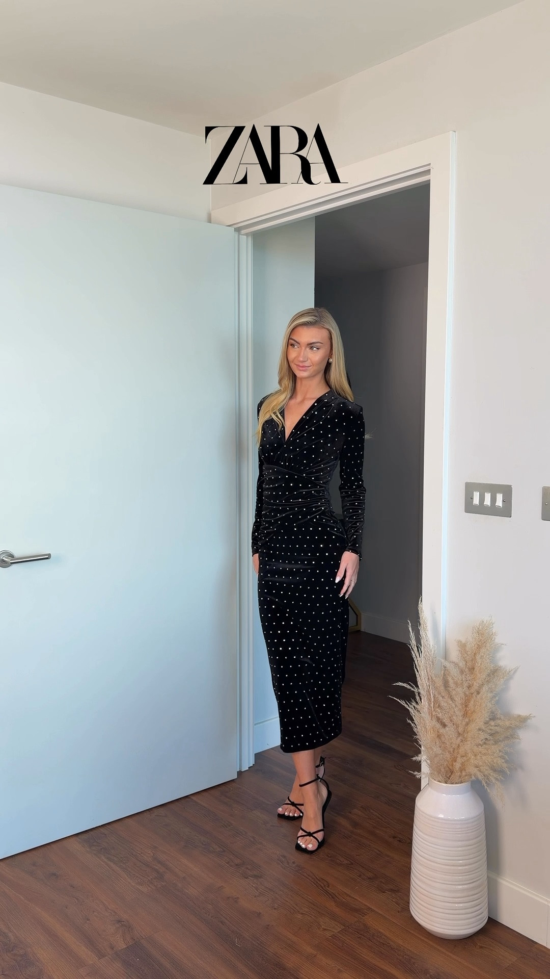 Zara party dress try-on  
Perfect for Christmas drinks, dinners, and any festive plans coming up.

Dress & heels are both linked here for an easy festive evening outfit.

(I’m wearing XS for reference)

#LTKwinter #LTKuk #LTKfestive