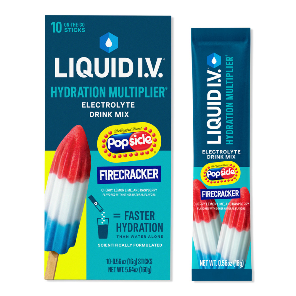 LIQUID I.V. Hydration Multiplier Electrolyte Drink Mix Popsicle Firecracker - 10 ct | Ulta