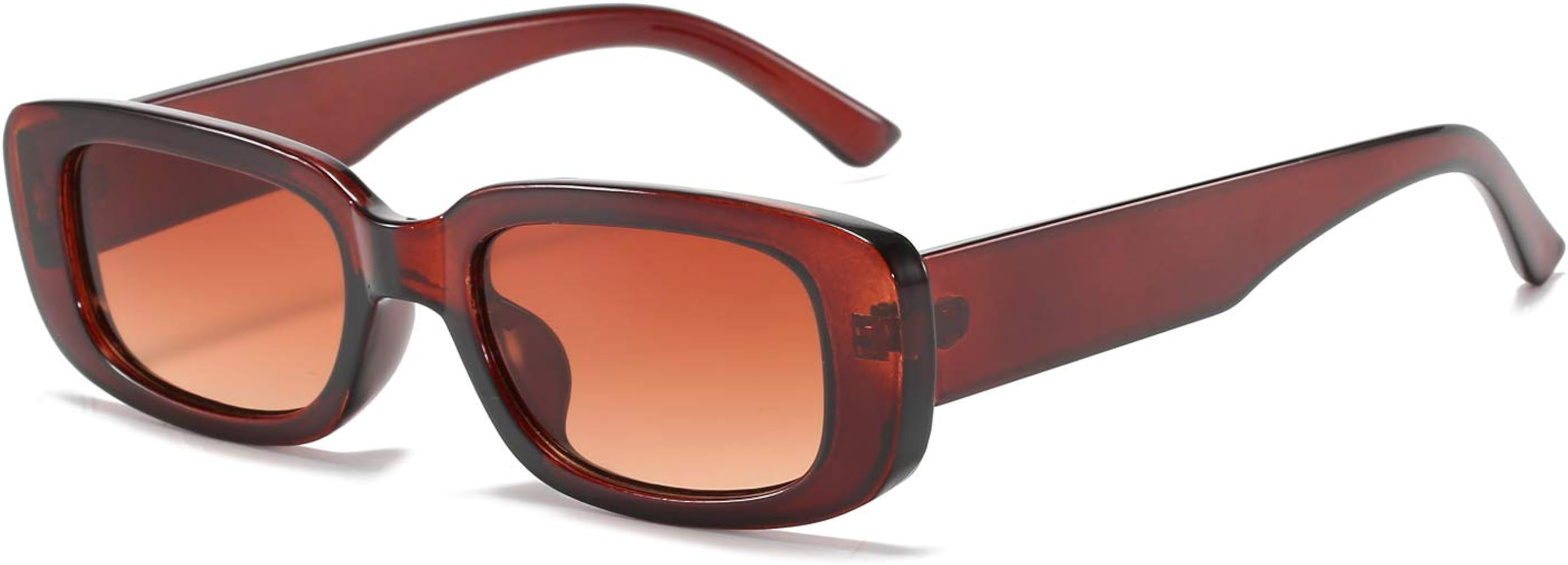 BUTABY Rectangle Sunglasses for Women Retro Driving Glasses 90’s Vintage Fashion Narrow Square ... | Amazon (US)