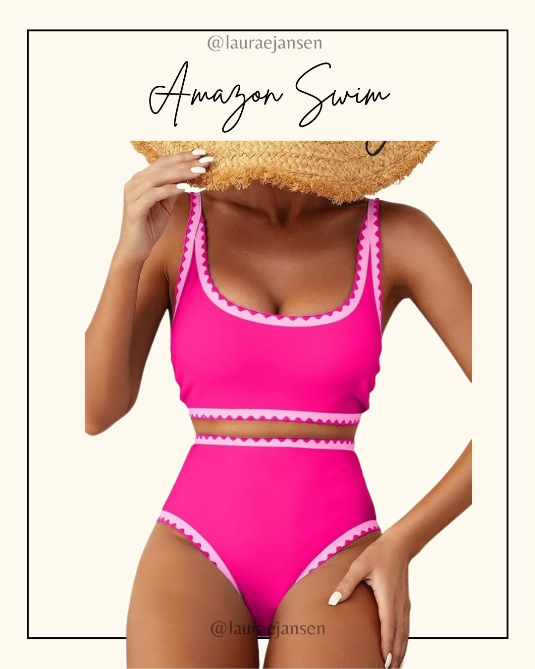 Full coverage high waisted pink bikini set - under $35

#LTKTravel #LTKSeasonal #LTKSwim