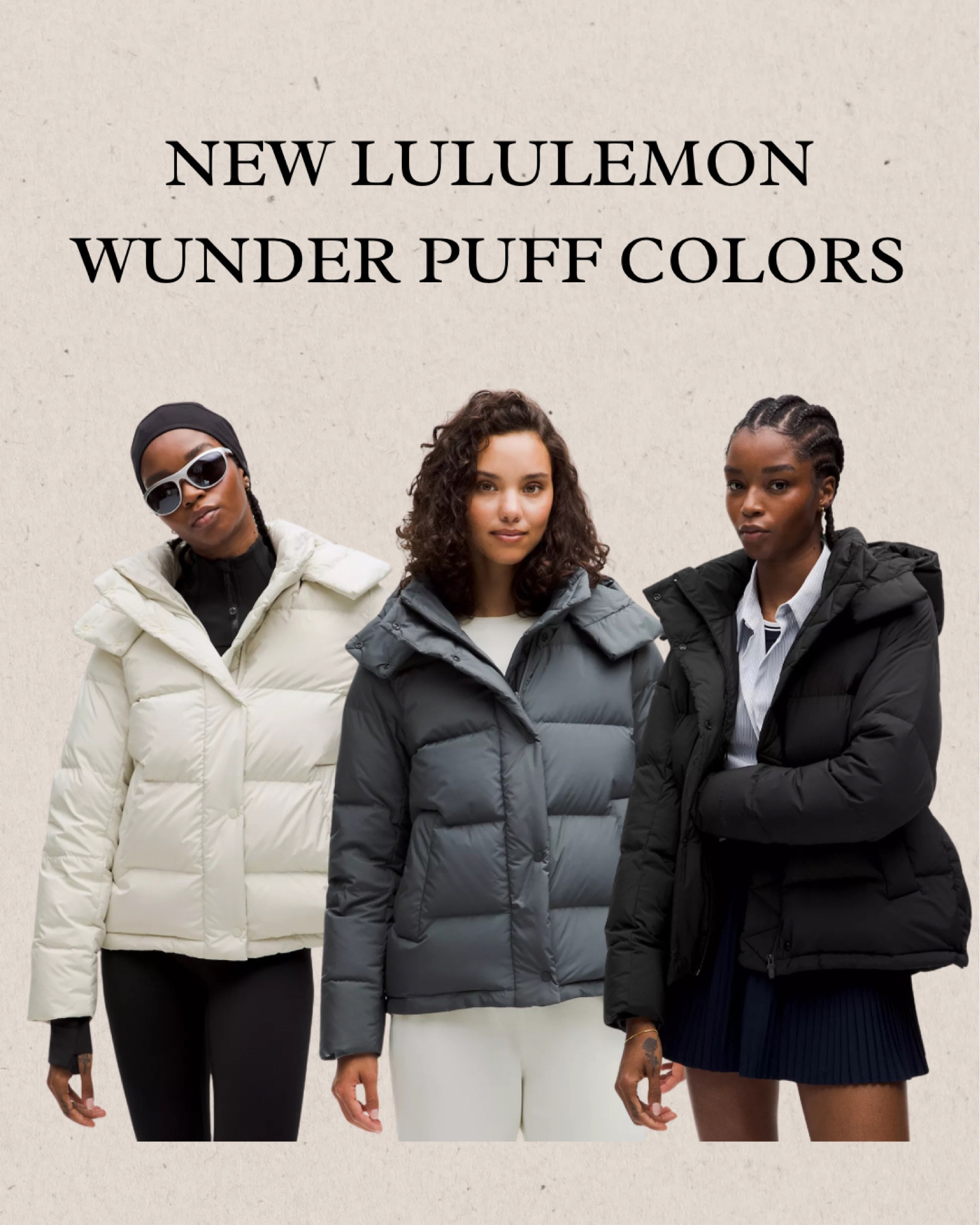 new lululemon wunder puff jacket colors!!

these colors WILL SELL OUT 🍋

#LTKSeasonal #LTKActive #LTKFitness