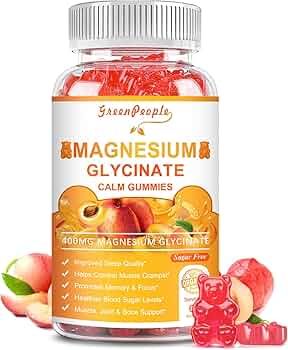 Magnesium Glycinate Gummies with Citrate 1000mg, Taurate & Matale - Sugar Free - Magnesium Potass... | Amazon (US)