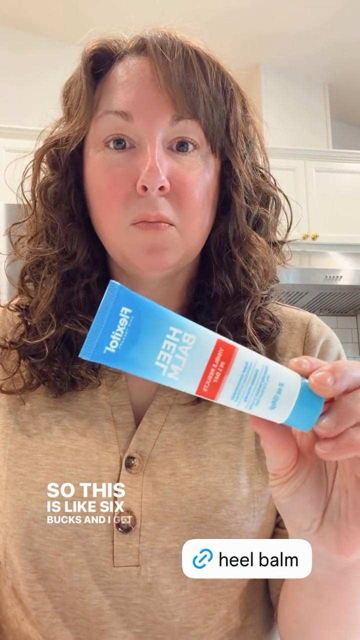 I know The Ordinary glycolic acid is really popular for dry heels but I like this heel balm from Flexitol better. I tried the glycolic acid and then put this Cerave lotion I love on. It’s just not as good as the heel balm. The heel balm makes my feet immediately look better and the next morning they are soft and hydrated  

#LTKBeauty #LTKselfcare #LTKOver40