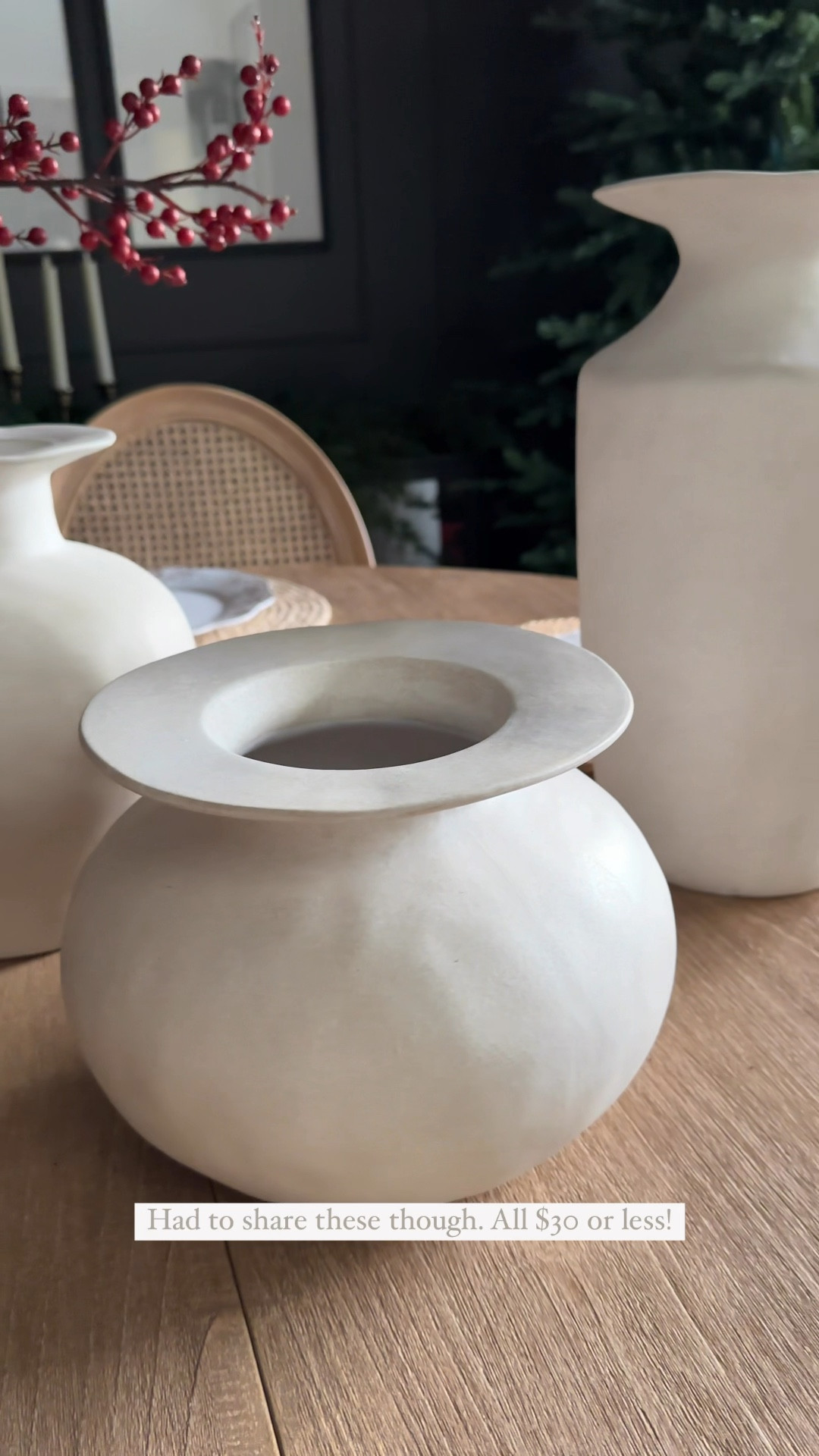 New high end looking vases at target from studio McGee! 

#LTKWatchNow #LTKFindsUnder50 #LTKHome