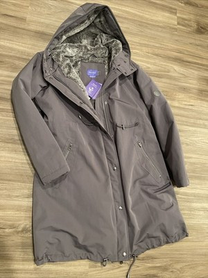 Seraphine Maternit Baby Cozy Lined Jacket Parka Gray US 8 UK 12. Coat Only NWT | eBay US