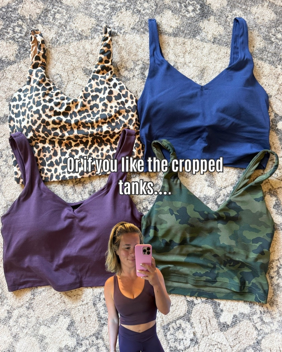 Love the tops for working out! Crop v neck tanks

#LTKPetite #LTKActive #LTKSaleAlert