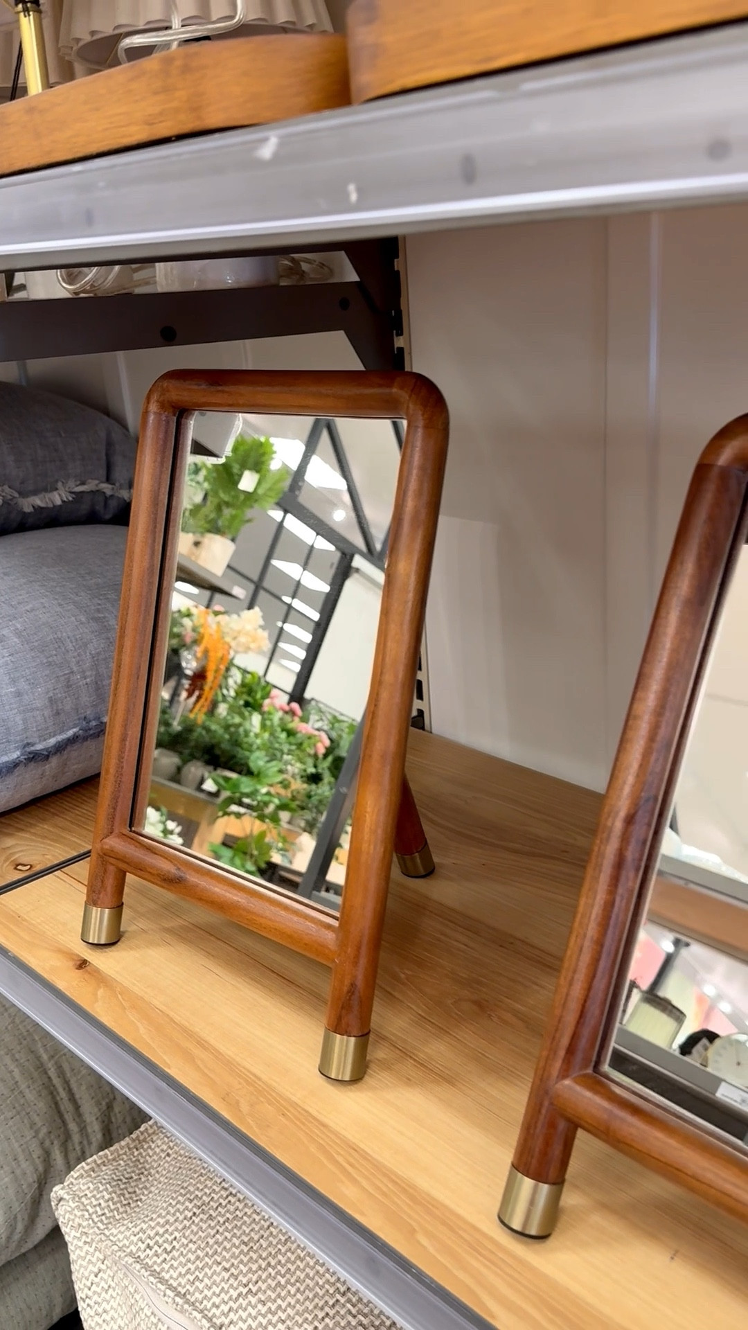 This tabletop mirror features a vintage wood frame and brass feet. 🪞 It’s easel back makes it perfect for a vanity, entryway table, or bookshelf. 

And if you’re a mosaic artist this would make a fun substrate for your tile work. For mosaic tips, tutorials + inspiration please visit my YouTube channel: YouTube.com/julieweilbacher, and follow @julieweilbacher on Instagram.

#tablemirror #vanitymirror #woodframemirror #target #mosaic #entrywaydecor #bookshelfstyling #vintagetablemirror

#LTKSeasonal #LTKHome