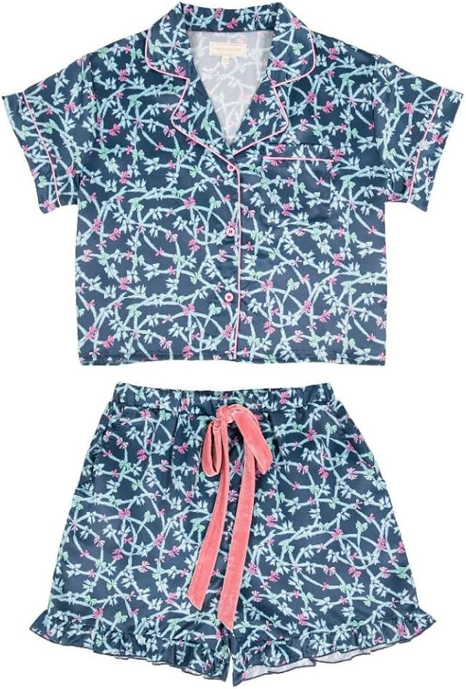 Simply Southern PJ Pajama Silk Short Set | Amazon (US)