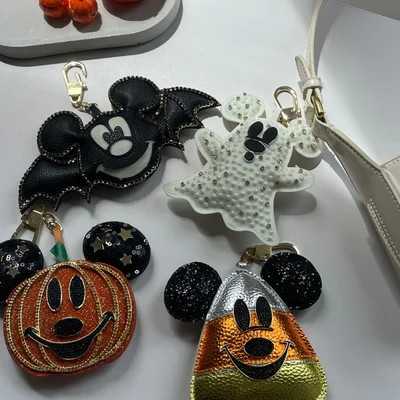 Mickey Mouse Disney Bat Puff Bag Charm - Disney Bat Puff Bag Charm | BaubleBar (US)