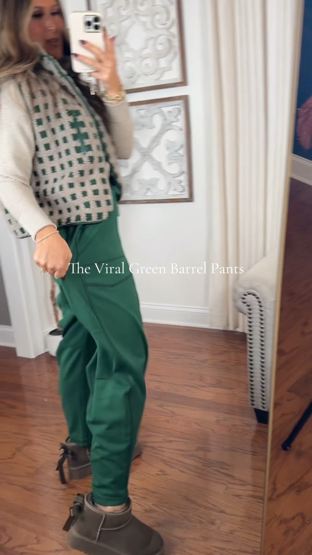 The Viral Green Barrel Pants Every Fashion Mom Is Styling This Season 

If you’ve been wanting that easy, relaxed, sporty-chic look without sacrificing comfort… these green barrel pants are your new favorites. 💚✨

They’re high-waisted, super comfortable, and have that wide-leg barrel shape that instantly makes any outfit look more put together. Perfect for school drop-off, errands, weekend ball games, or just being comfy but cute at home.

They pair perfectly with sweaters, quarter zips, sherpa vests (like the one I styled!), and your mini boots. The color is gorgeous in person — rich, vibrant, and surprisingly wearable year-round.

These are giving “fashion mom who still likes to be comfortable” energy… and we love that. 💚

	1.	green barrel pants
	2.	wide leg joggers for women
	3.	sporty casual mom outfit


#EverydayOutfitInspo

#TikTokShopCreatorPicks
#CreatorPicksAmbassador
#TikTokShopBlackFriday
#TikTokShopCyberMonday 
@TanmingFashion 

#LTKGiftGuide #LTKmomlife #LTKHoliday