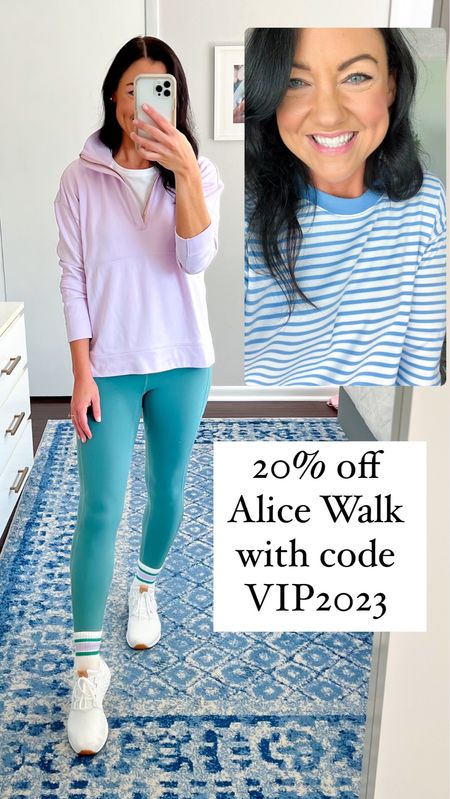 20% off Alice Walk with code VIP2023! These are my absolute favorite casual pullovers and sweatshirts. They’re incredibly soft, comfy, and well-made. The sage green version of the quarter-zip is on my Christmas wish list! They also have some wonderful sweaters. Would make a great holiday gift for mom, grandma, sister, friend, or mother-in-law. 

Sizing:
They run a little big. I sized down to an XS in both pieces and they fit perfectly. 

Gifts for her, gift guide, Black Friday sale, cyber Monday, gifts for women, Christmas gift idea 

#LTKCyberWeek #LTKsalealert #LTKGiftGuide