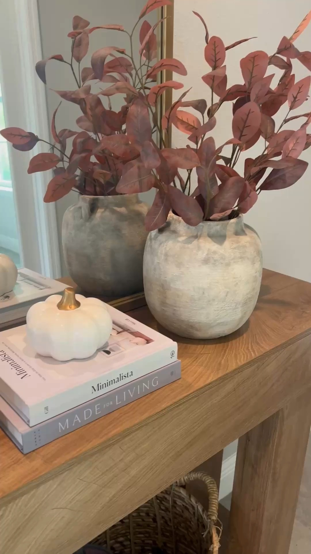 Slowly bringing in a few fall touches. You do not have to completely redecorate to change the mood of a space. Sometimes switching out just a few pieces is enough. 🍂

#LTKHome #LTKSeasonal #LTKmomlife