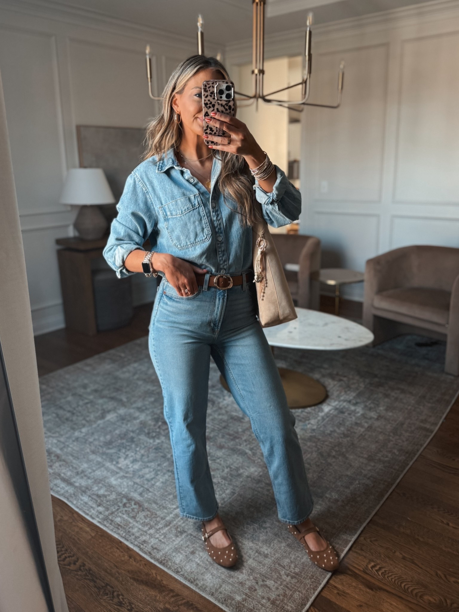 Denim on denim is always a good idea! My whole outfit is from Target! 

Wearing a 4 in the jeans and medium in the denim top. 

#LTKgrwm #LTKSaleAlert #LTKootd