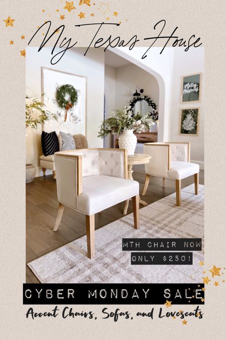 Get the My Texas House accent chairs now for only $250! An $80 discount! 

#LTKSeasonal #LTKhome #LTKsalealert