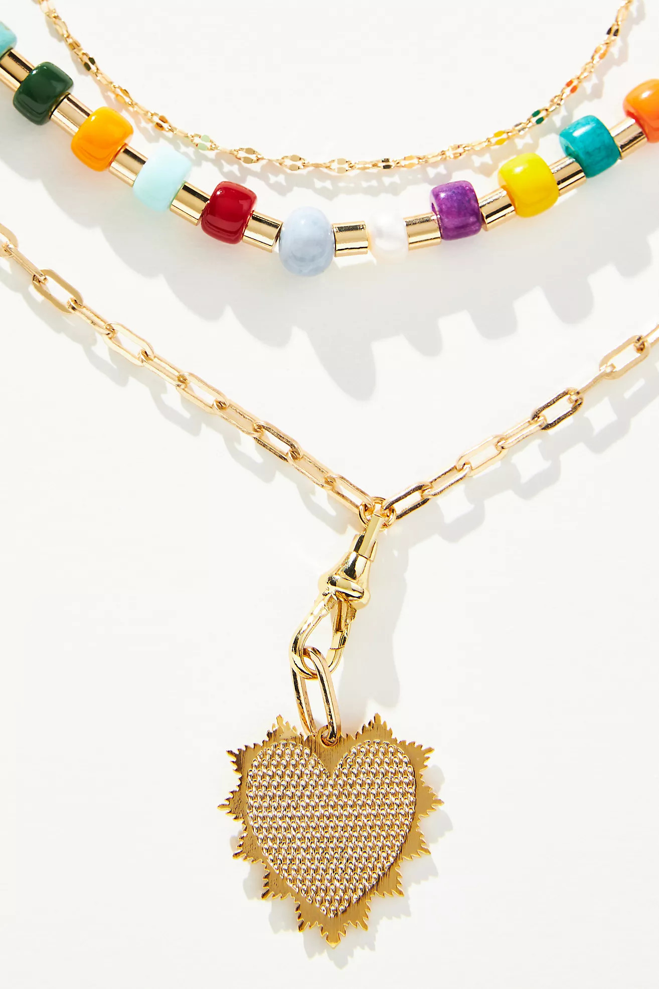 Camp Icon Beaded Necklaces, Set of 3 | Anthropologie (US)