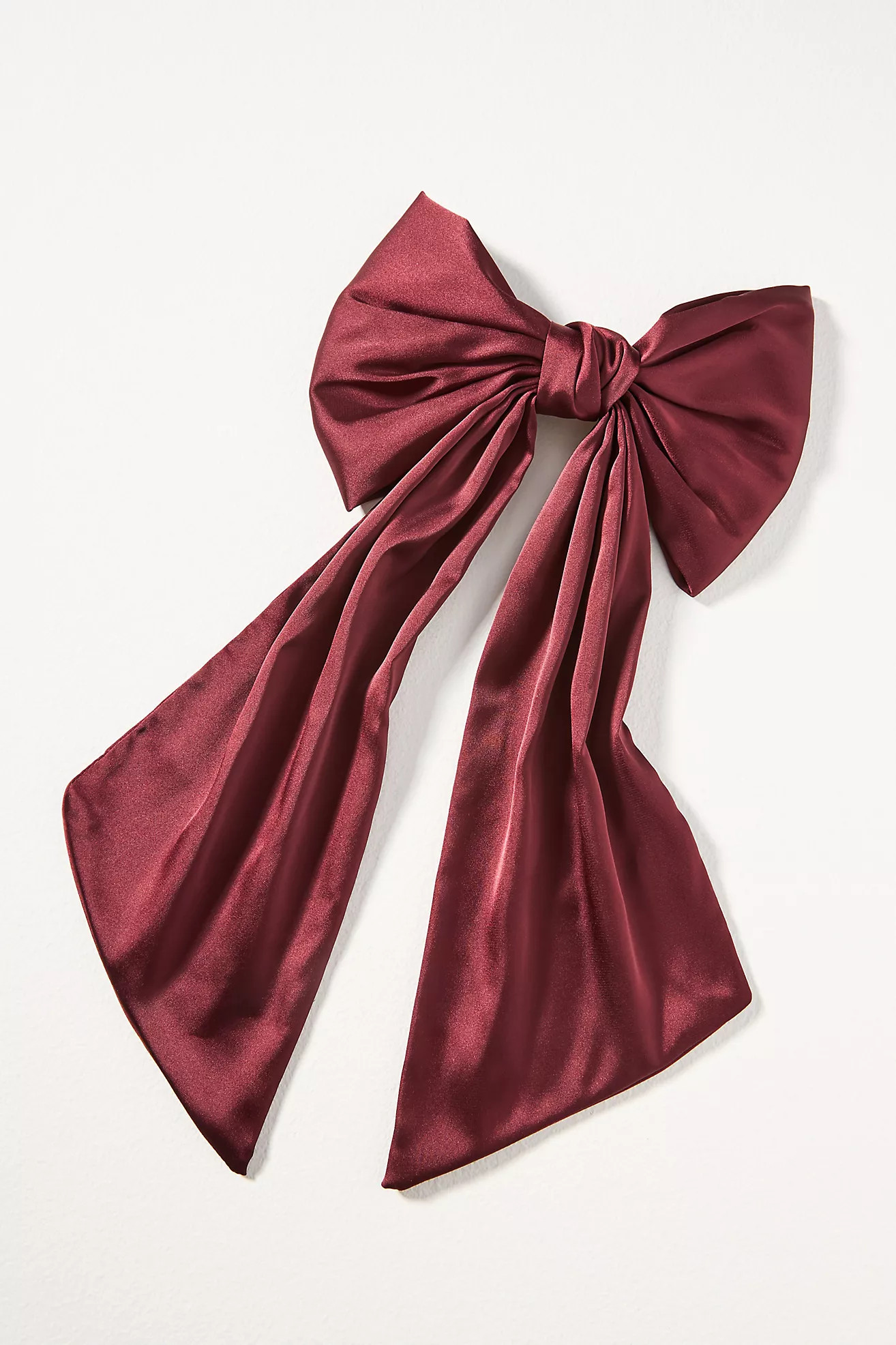 Satin Bow Barrette | Anthropologie (US)