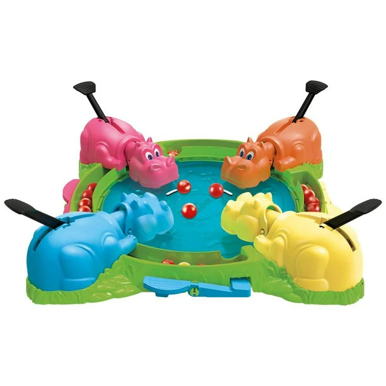 Hungry Hungry Hippos Board Game for Preschoolers, Ages 4 and up, For 2 to 4 Players, Holiday Gift... | Walmart (US)