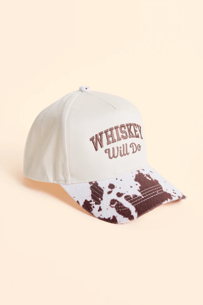 Whiskey Will Do Trucker Hat | Pink Lily