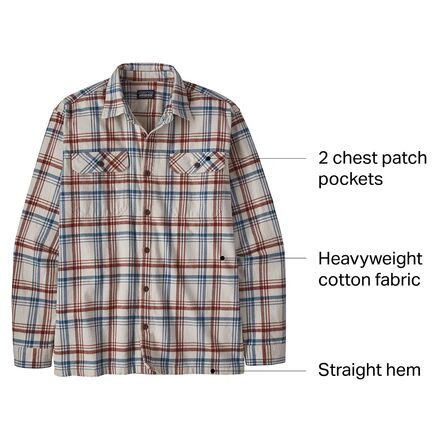 Organic Cotton MW Long-Sleeve Fjord Flannel Shirt - Men's | Backcountry