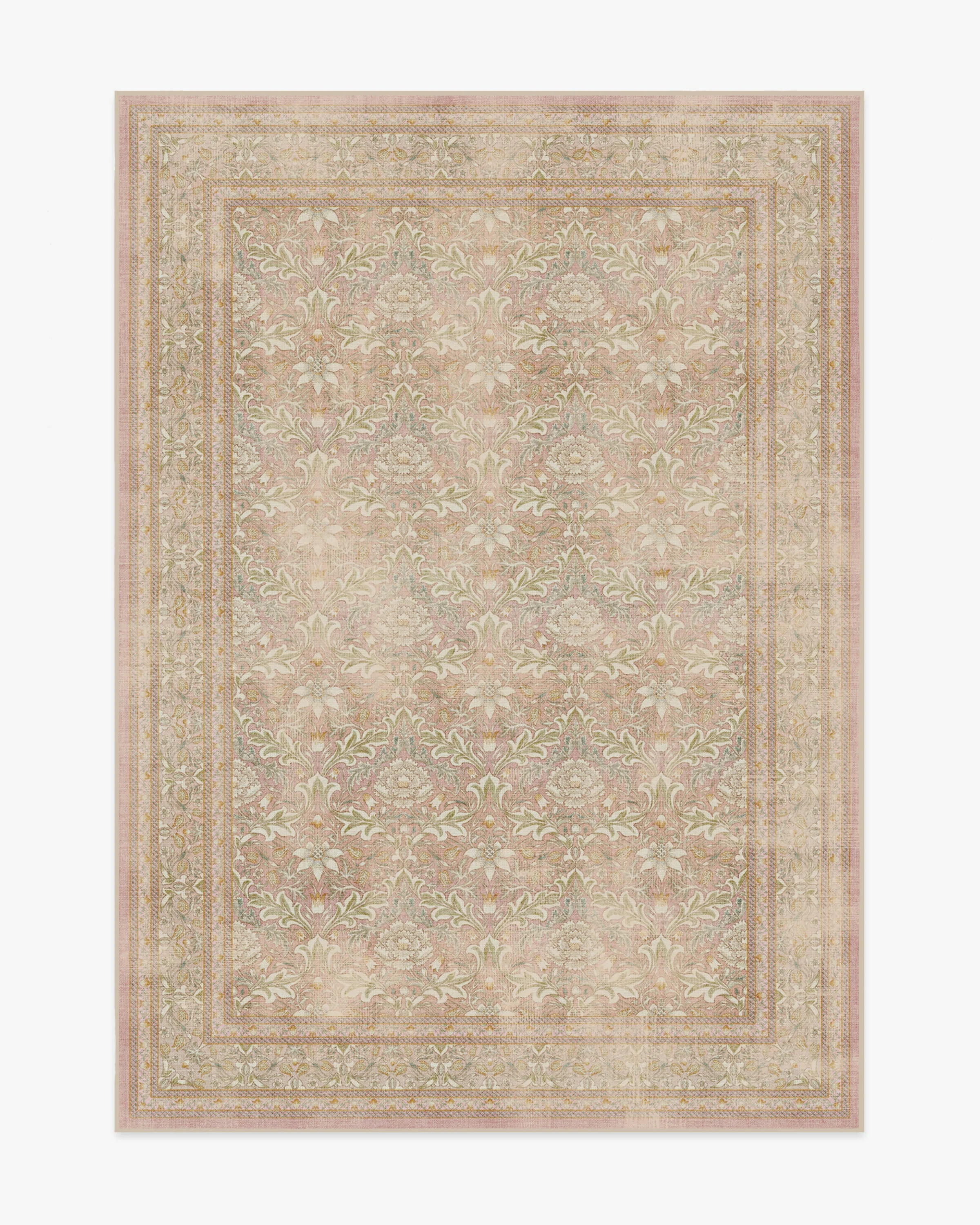 Morris & Co. Simply Severn Soft Pink Rug | Ruggable | Ruggable