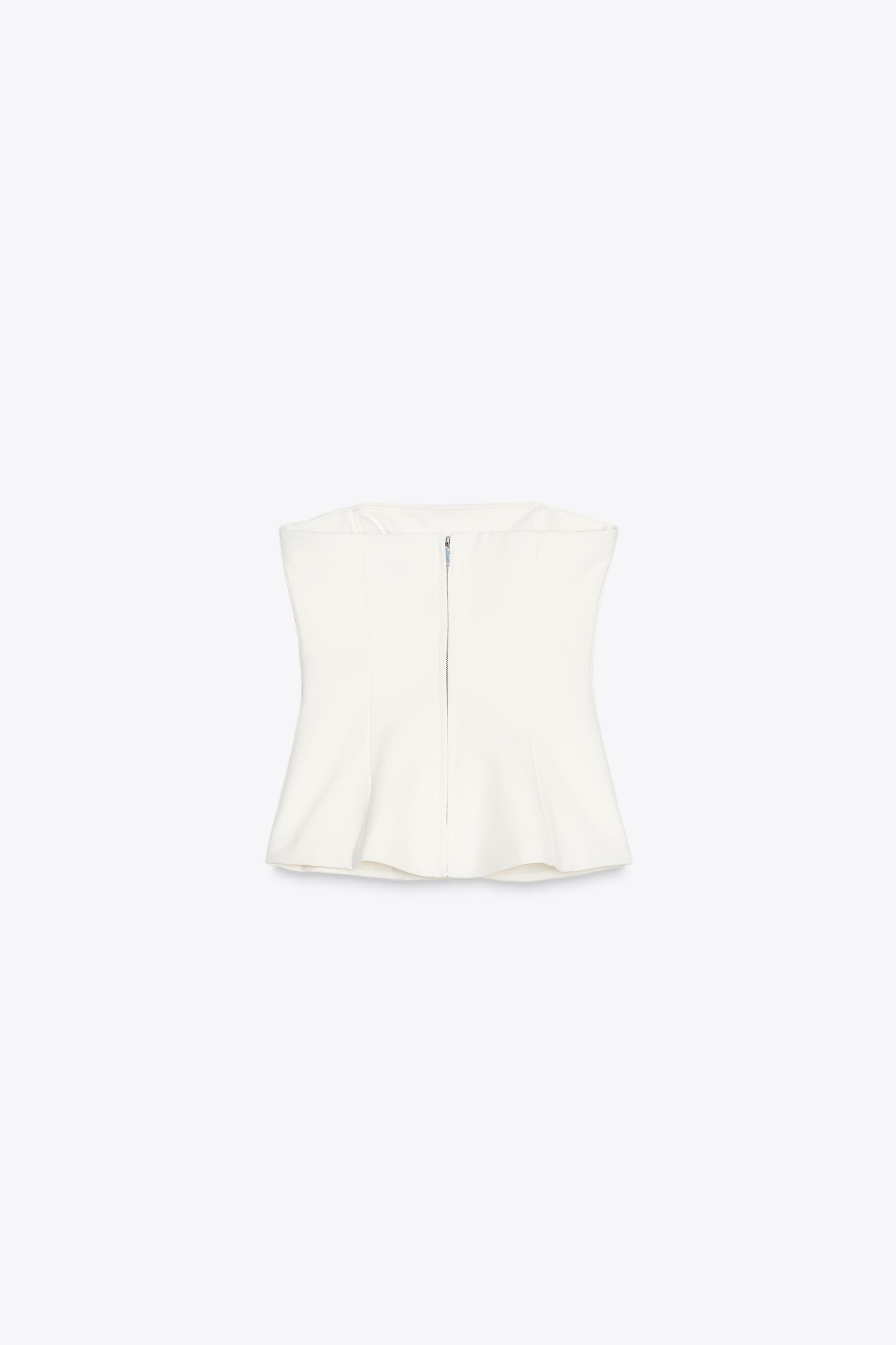 RHINESTONE BANDEAU TOP | Zara US