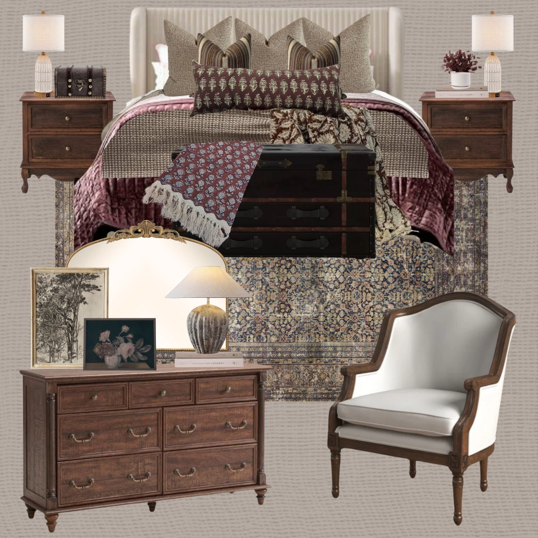 That Antique Bedroom you’ve been dreaming of! 

Velvet bedding. Antique furniture. Home decor. Bedroom decor. Antique bedroom decor. Burgundy bedroom. Amazon Home. Wayfair. Bedroom inspo. 

#LTKgiftguide #LTKcasa #LTKautumn