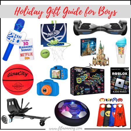 Holiday Gift Guide for Boys 

Christmas gifts | gift guide | gifting | toys | Amazon finds | basketball | microphone | Nerf | hoverboard 

#LTKSeasonal #LTKHoliday #LTKkids