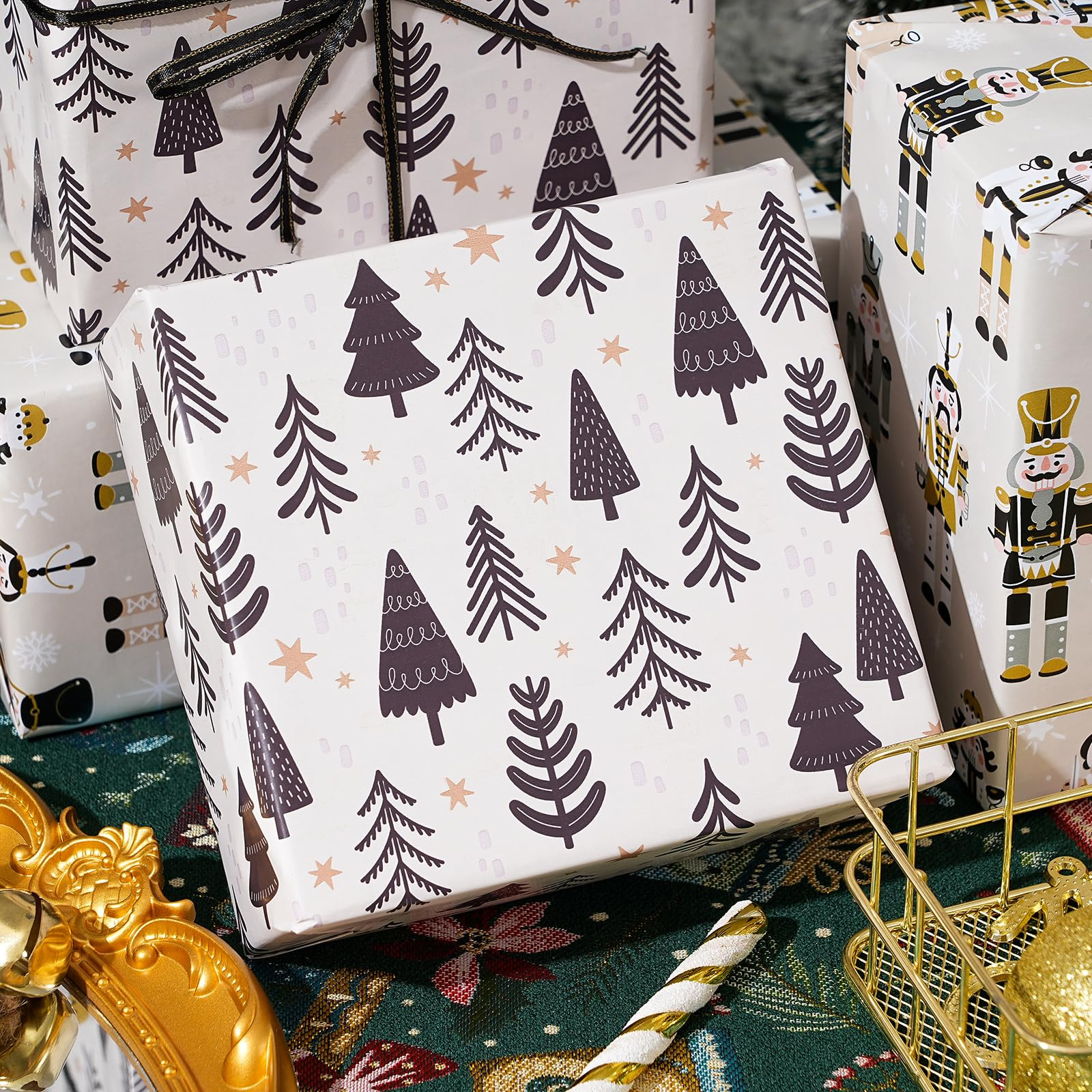 Holiday Gift Wrap, Chirtsmas Gift Wrap, Holiday Gifting, Christmas Wrapping Paper  | Amazon (US)
