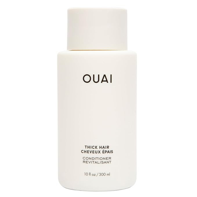 OUAI Thick Hair Conditioner - Moisturizing Conditioner for Dry, Frizzy Hair - Keratin, Marshmallo... | Amazon (US)