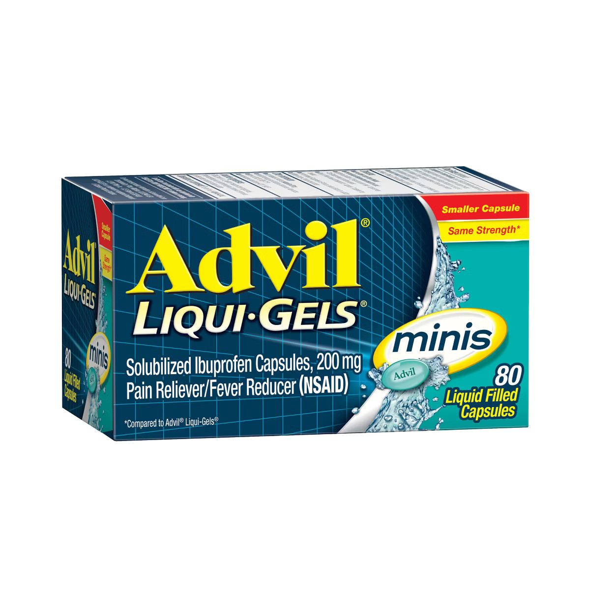 Advil Pain Reliever/Fever Reducer Liqui-Gel Minis - Ibuprofen (NSAID) | Target