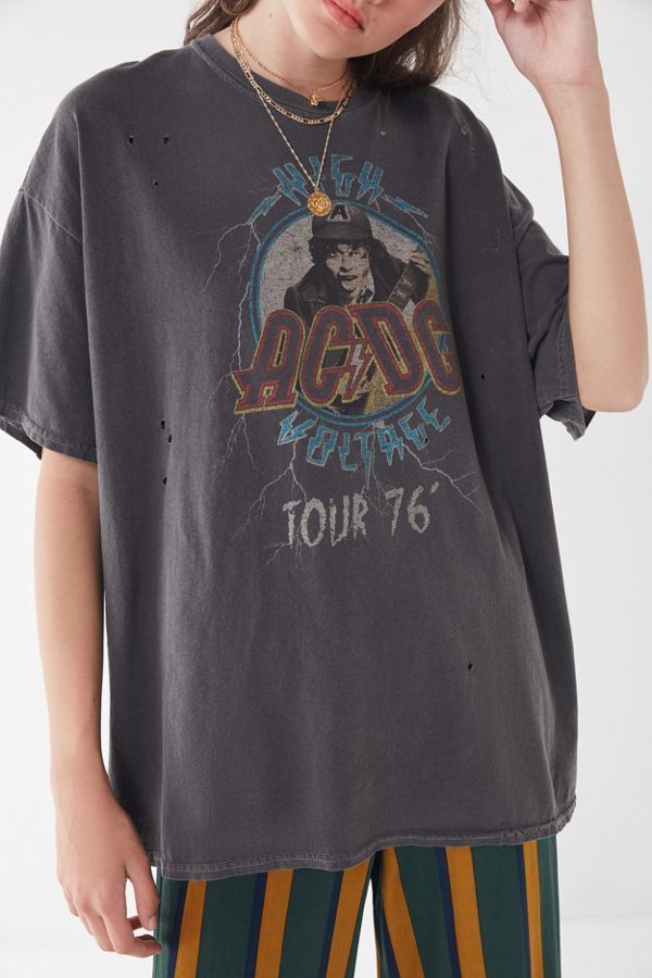 AC/DC High Voltage T-Shirt Dress | Urban Outfitters (US and RoW)
