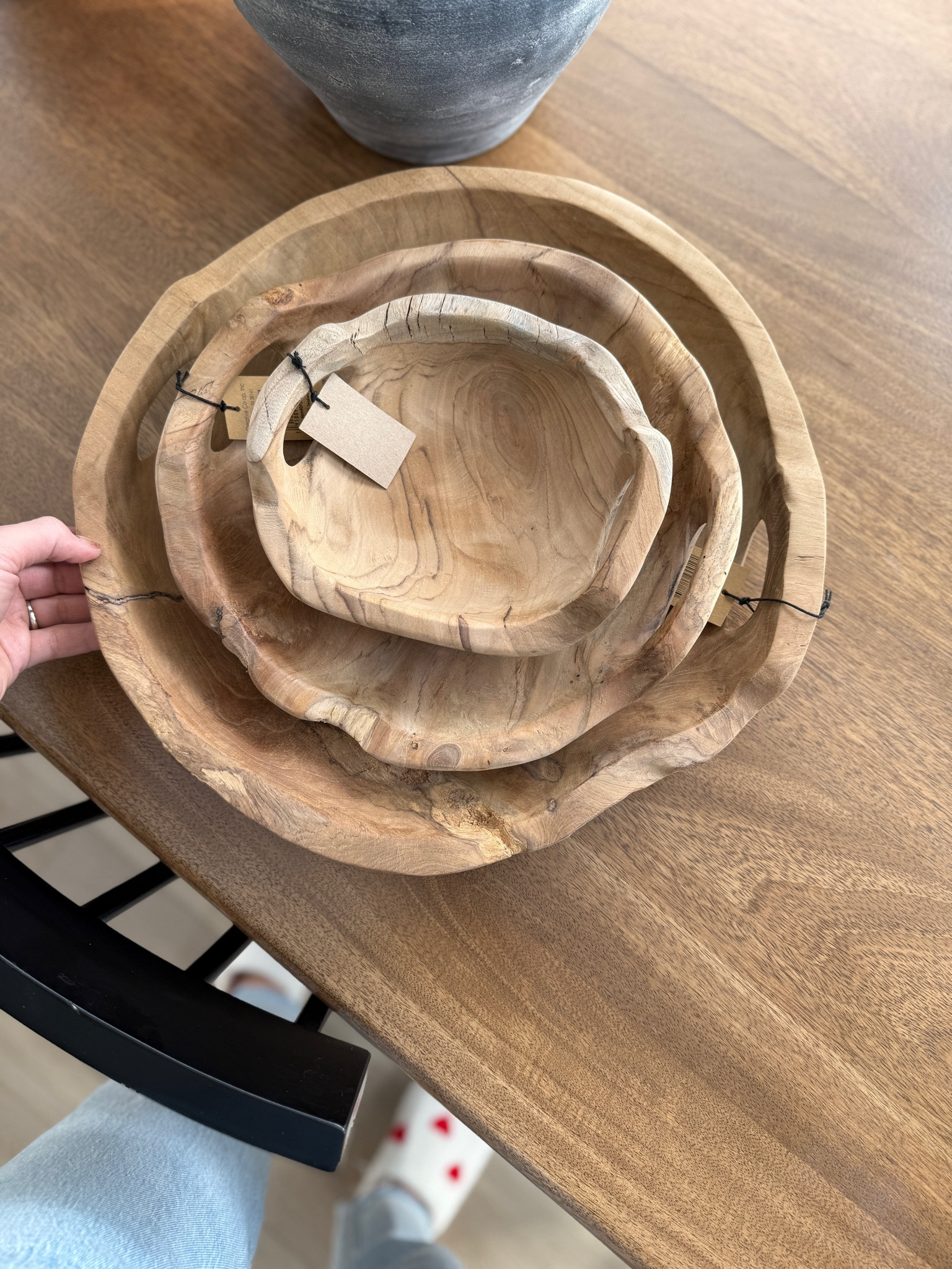 Most beautiful Amazon find ever! 3 nesting large bowls for under $75

#LTKHome #LTKFindsUnder100