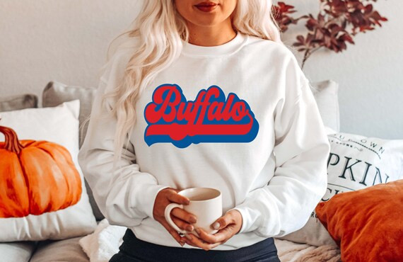 Retro Buffalo Sweatshirt Unisex Sweatshirt  Cute Buffalo | Etsy | Etsy (US)