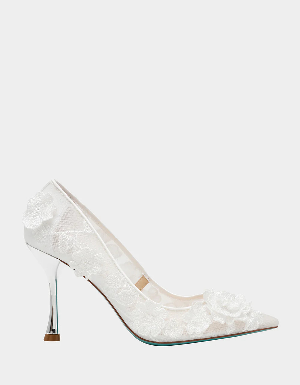 AIMEY Ivory Pointed-Toe Stiletto Pump Heel | Women's Heels | Betsey Johnson