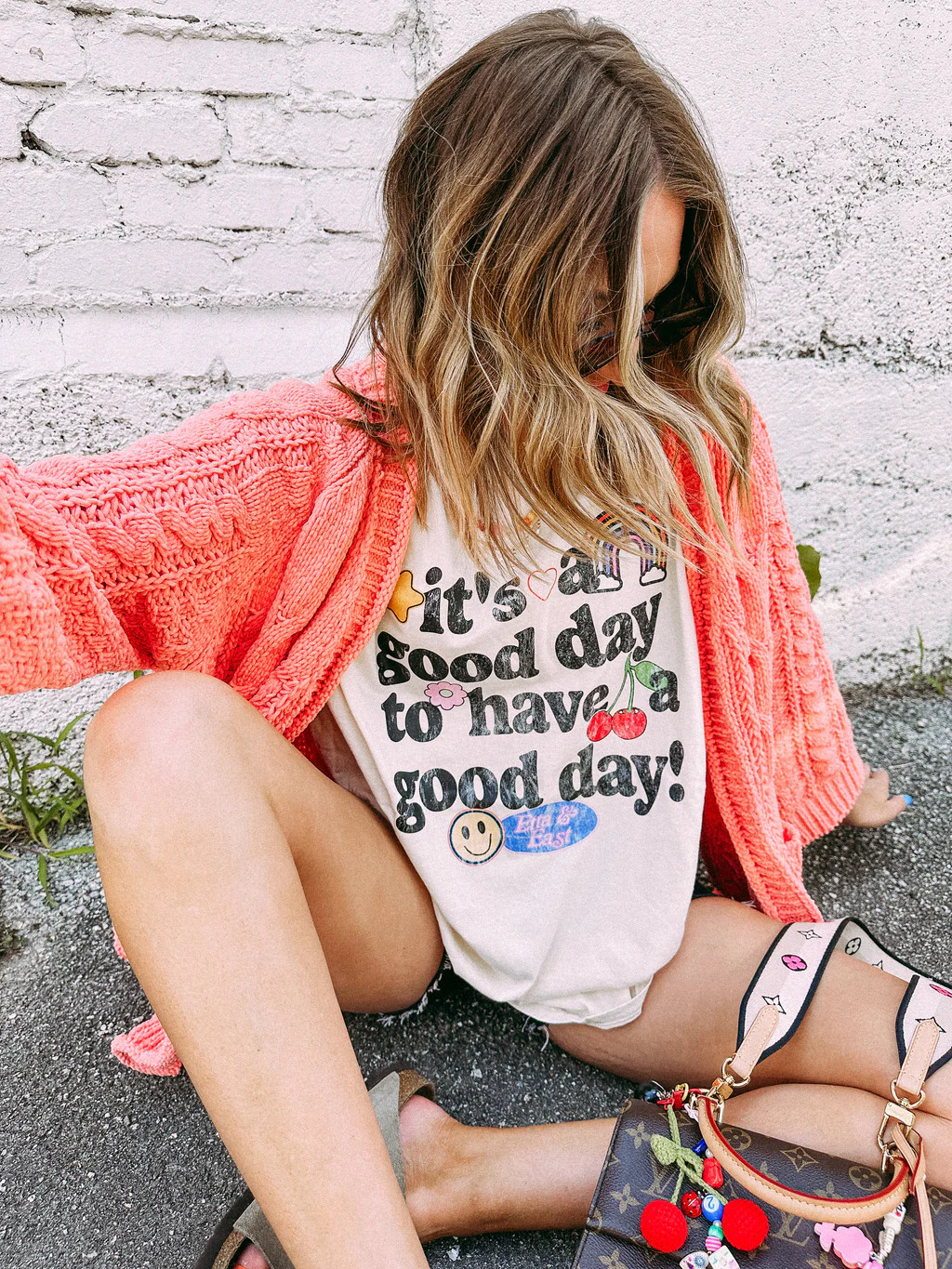 ETTA OG | good day for a good day graphic tee - ivory | Etta+East