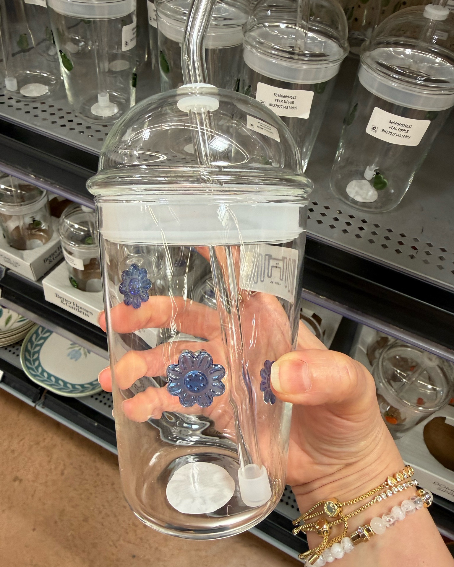 Better Homes & Gardens Glass Sipper Icon with Glass Lid from Walmart. These are so fun and perfect for iced coffee. Only $8.97

#LTKSeasonal #LTKHome #LTKmomlife