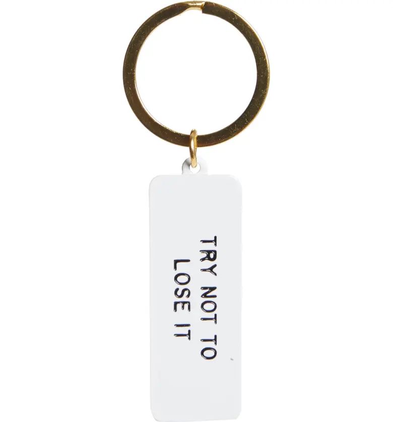 Try Not to Lose It Keychain | Nordstrom