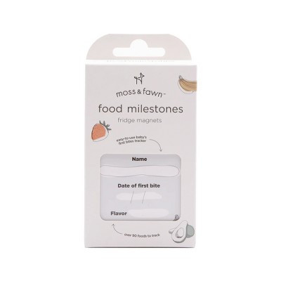 Moss and Fawn Food Milestones Magnet | Target