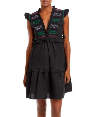 Banjanan Chandra Cotton Ruffled Smocked Dress Back to Results -  Women - Bloomingdale's | Bloomingdale's (US)