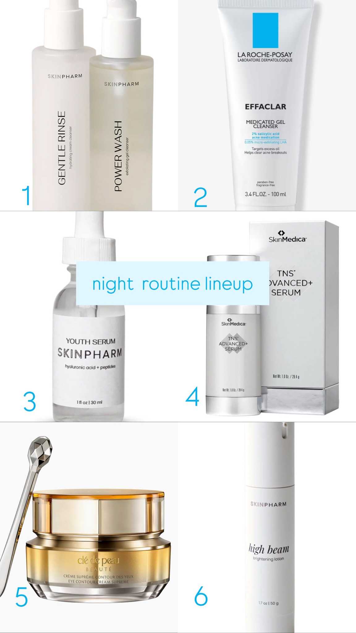 Night time skincare routine in this order.🙌🏼🫧🧼🧴🤍

#LTKBeauty #LTKGiftGuide #LTKOver40