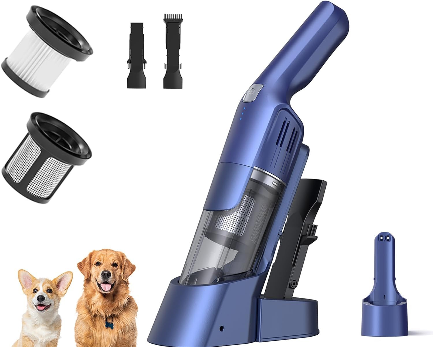 Cordless Handheld Vacuum, 24KPA, 1.8 lb, 2-Speed | Amazon (US)