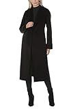 Amazon.com: TAHARI Women's Maxi Double Face Wool Blend Wrap Coat, Deep Black, Small : Clothing, S... | Amazon (US)
