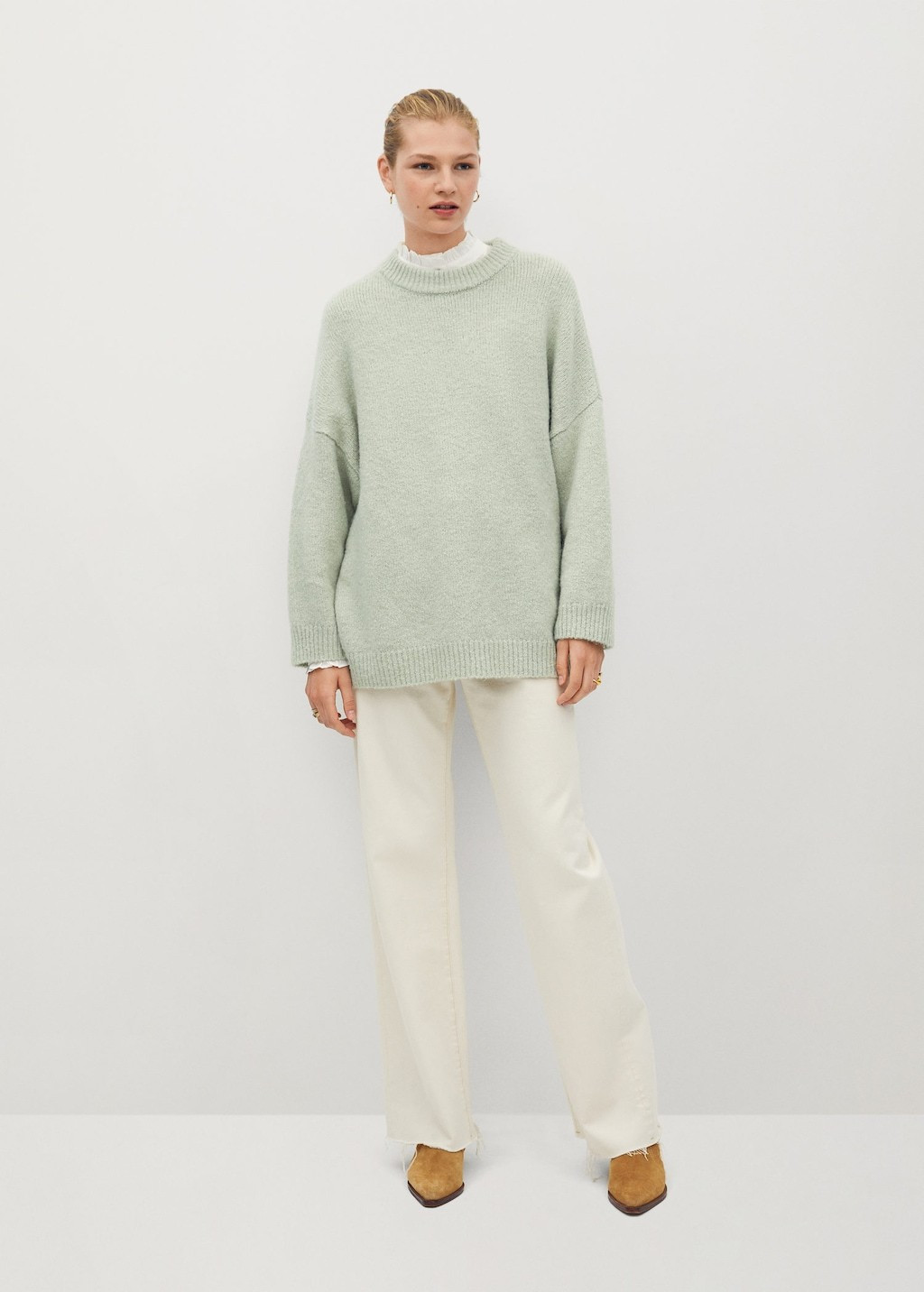 Oversize knit sweater | MANGO (US)