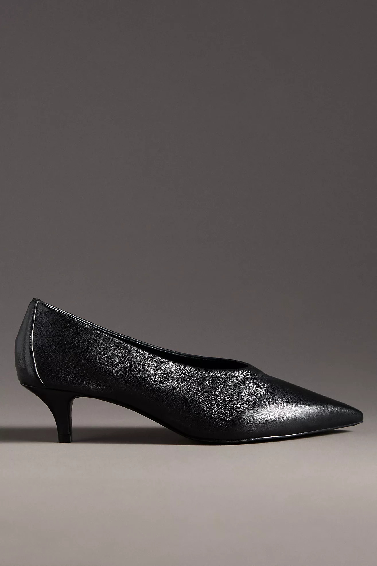 By Anthropologie Pointed-Toe Kitten-Heel Pumps | Anthropologie (US)