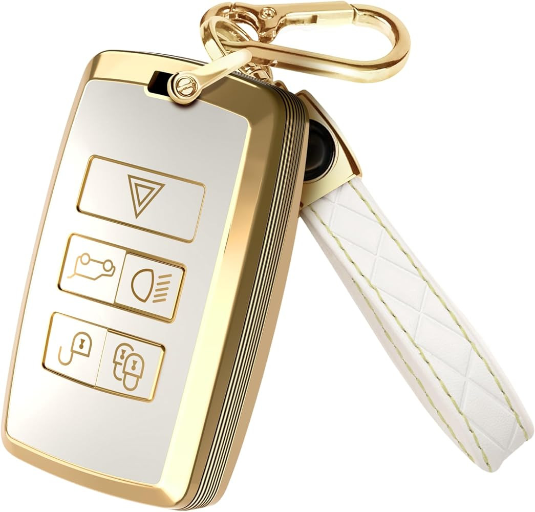 for Range Rover Key Fob Cover & Keychain, for Jaguar XE XJ XF, Land Rover Sport Velar Evoque Defe... | Amazon (US)