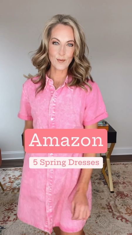 Amazon Spring dresses (short) perfect for all of your Spring Activities - all less than $50 - all come in multiple colors and patterns- fit tts - wearing small in all 

#LTKstyletip #LTKfindsunder50 #LTKfindsunder100