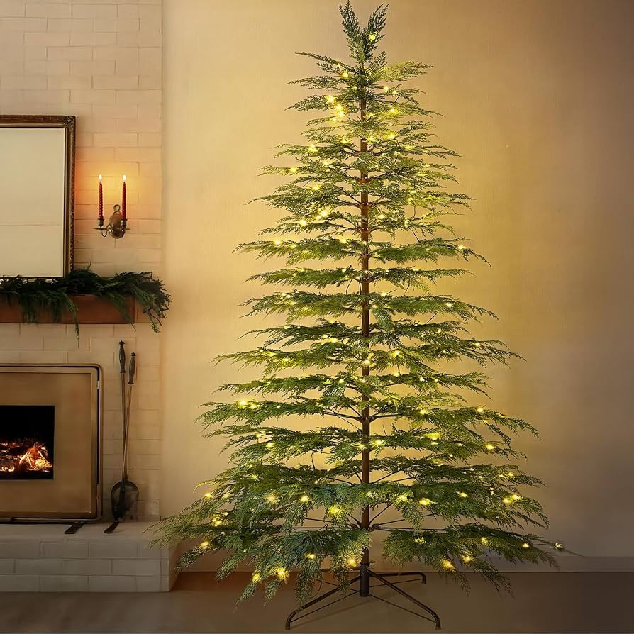 Christmas Tree - 9 Ft Pre-Lit Twinkle Artificial Cypress Tree | Amazon (US)